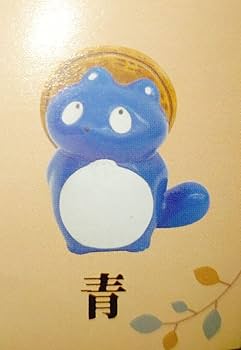 Amazon.co.jp: ぼんやり子だぬきソフビフィギュア 青狸 : ホーム